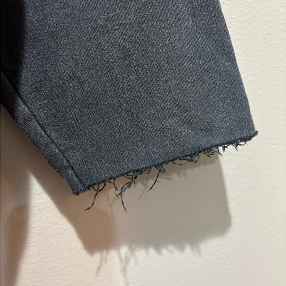 Annie Bing Tiger Sweatshirt Gray/Black Size Small Frayed Sleeves - Picture 3 of 12